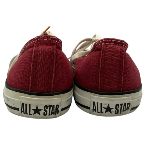 GOOD Converse Low Tops - Burgundy Size 9 - Picture 4 of 5